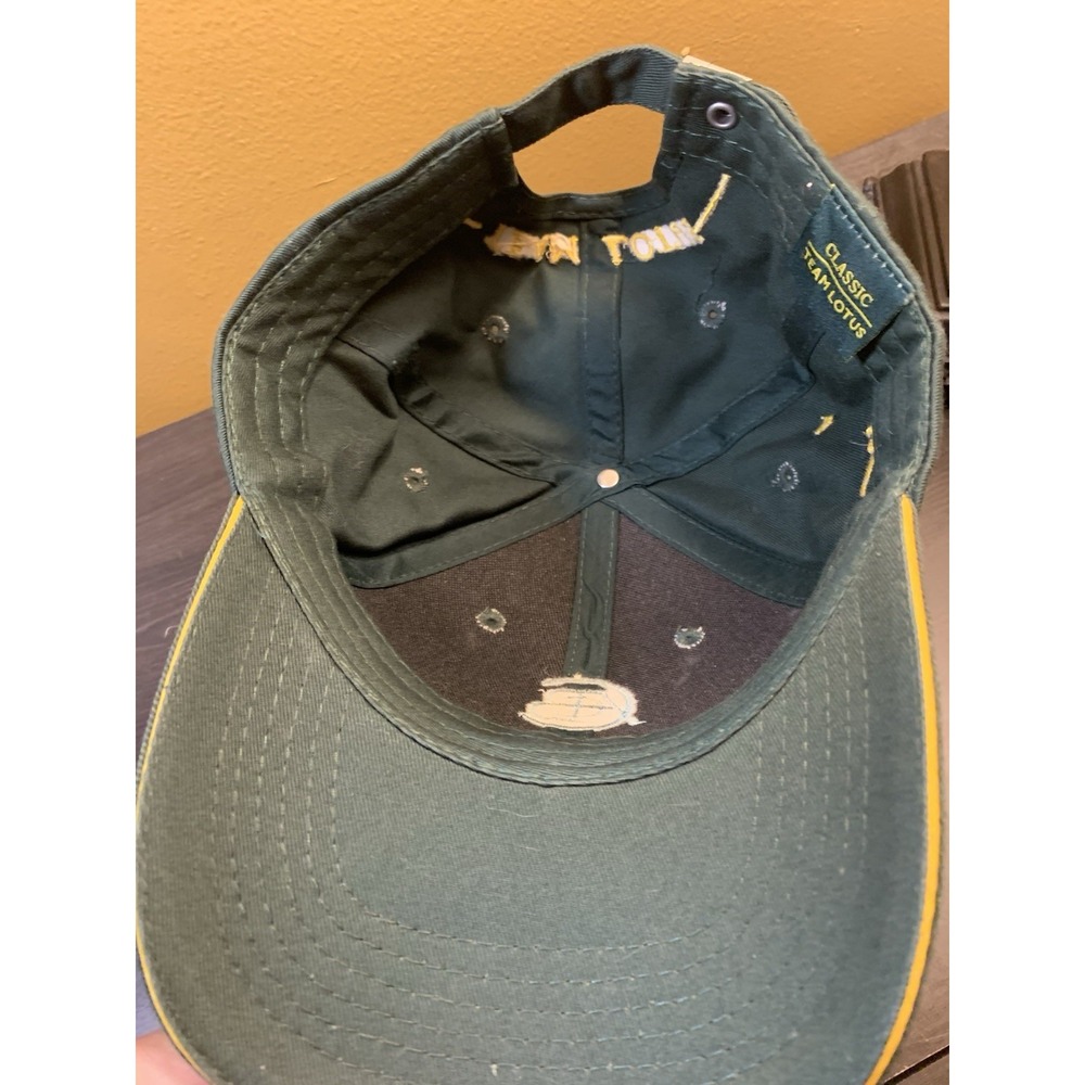 Classic Team Lotus Cap Green Adjustable Racing Cars UK Mens Baseball Hat - Picture 4 of 6